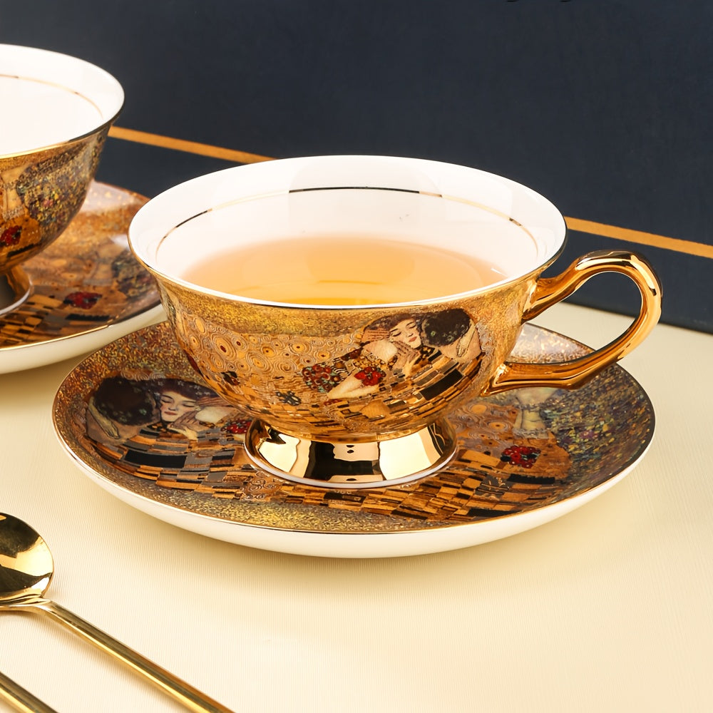 Eterna golden tea set