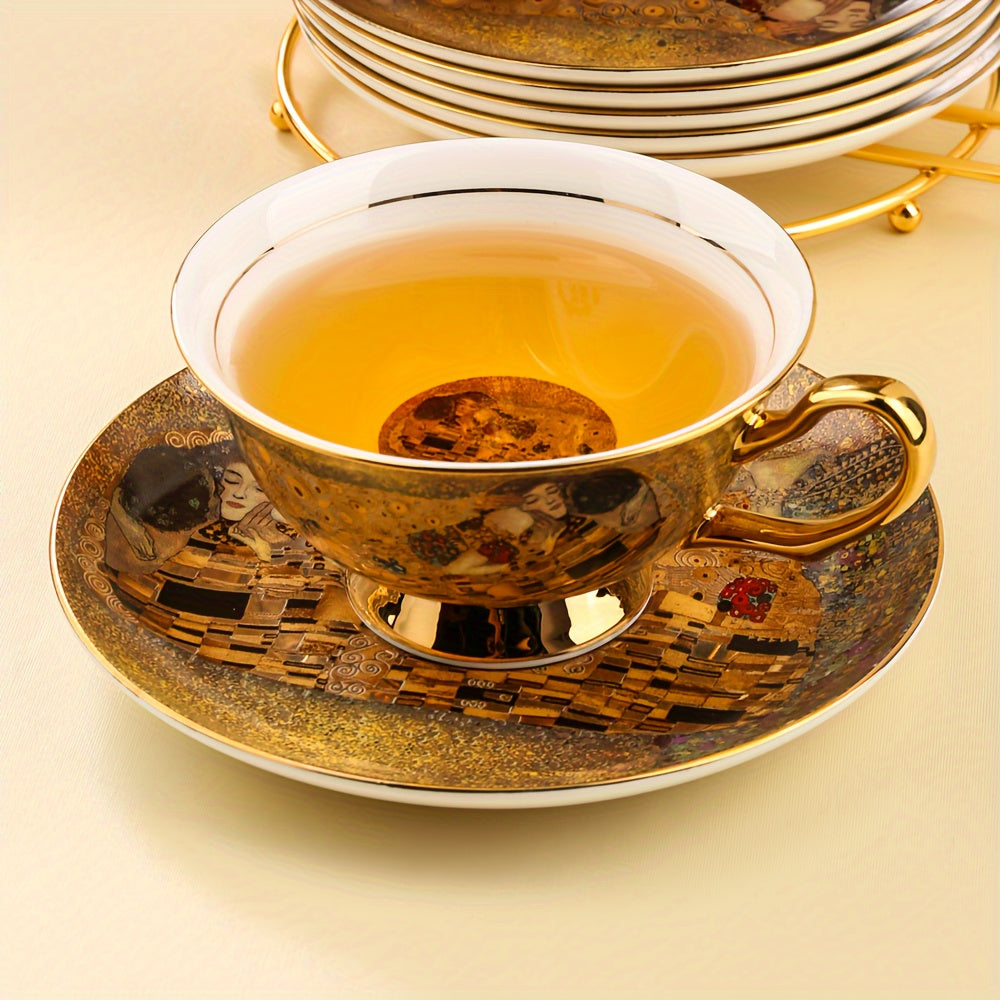 Eterna golden tea set