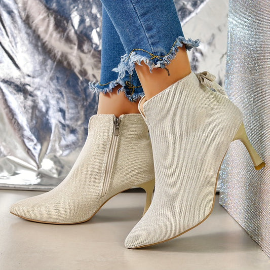 Eleganza Glitter Ankle Boots