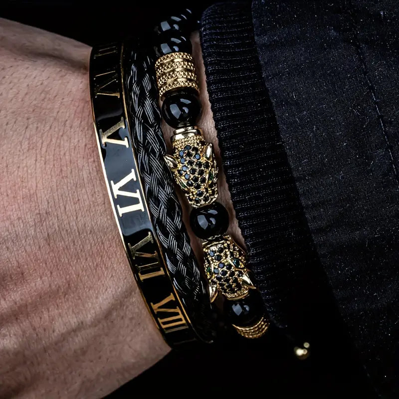 Regalia Leopard Enamel Cuff Bracelet