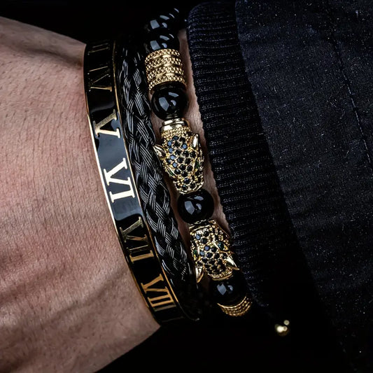 Regalia Leopard Enamel Cuff Bracelet