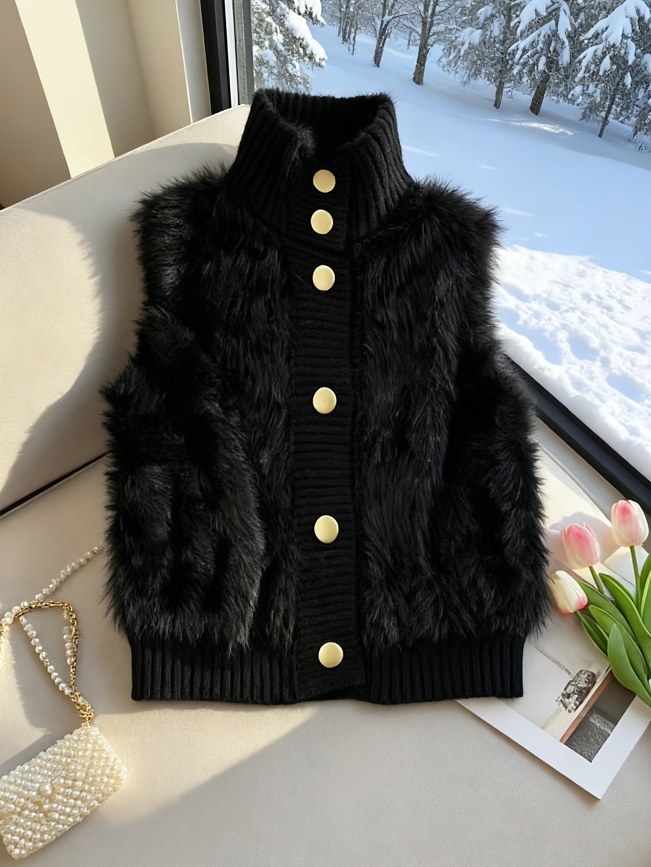 Emilia Plush Vest