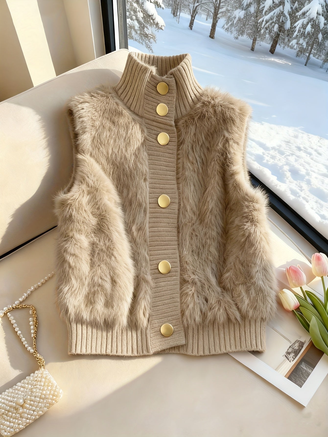 Emilia Plush Vest