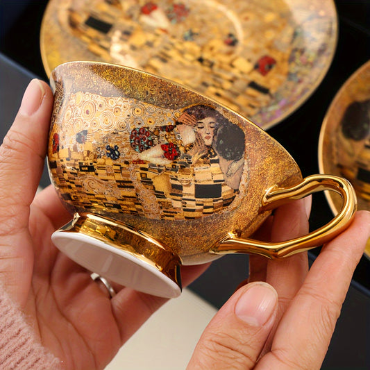 Eterna golden tea set