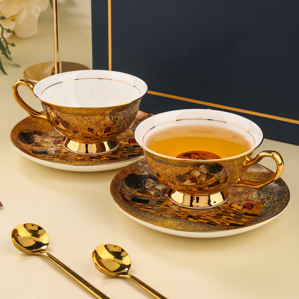 Eterna golden tea set