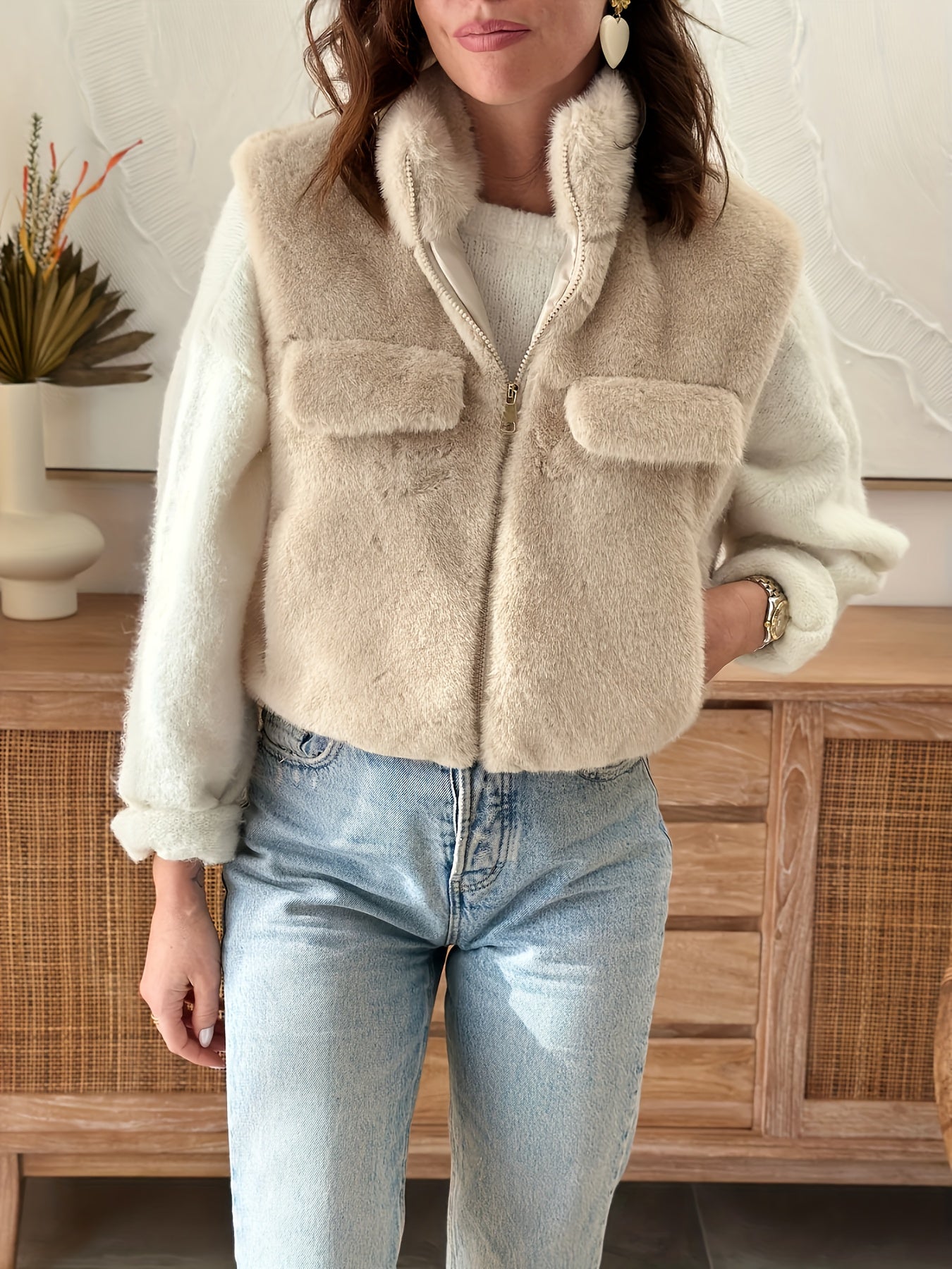 Livia Plush Vest